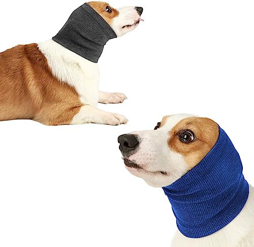 Orejeras para perros, protección contra el ruido, 2 orejeras para perros, cancelación de ruido para perros, auriculares para perros con cancelación de ruido, L