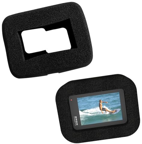 POFET 2er-Pack Schaumstoff-Windschutz-Gehäuse zur Geräuschreduzierung für GoPro Hero 9 10 11 12 Outdoor-Audio-Video-Aufnahme