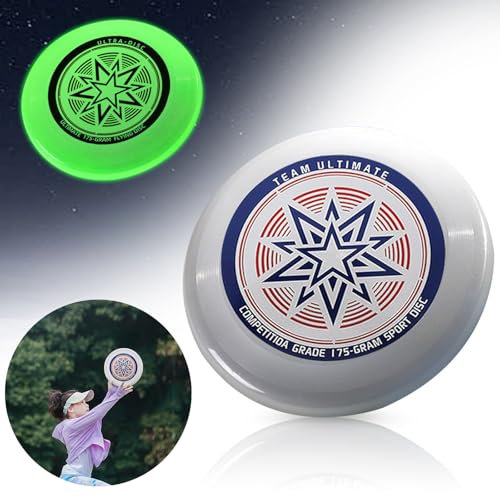 Sykerout Frisbee (175 g),Frisbee Scheibe,Ultimate Frisbee,Wettkampf-Frisbee Funsport im Freien Fairway Driver, Distance Driver Freizeitspieler und Profis gleichermaßen (D)
