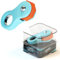 ROXENDA Rotierendes Fidget-Rollenspielzeug, Hand-Fidget-Spinner zur Stressbewältigung und gegen Angstzustände perfekt für Kinder, ADD, ADHS, Autismus als Geschenk (Blau)