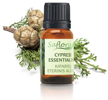 Olio essenziale di cipresso 10 ml – 100% puro e autentico, certificato GCMS