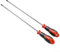 Besttoolifes Cacciavite magnetico extra lungo a croce e lama piatta, 30,5 cm, per macchina da cucire, riparazione auto, strumento manuale fai da te