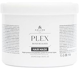 Kallos Plex Bond Builder Haarmaske mit Pflanzenprotein- und Peptidkomplex 500 ml – 16,9 Fl Oz