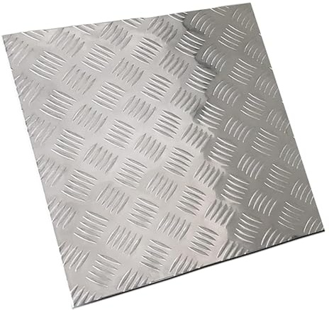 Aluminium Checker Chequer Tread Plate， Aluminum Alloy Square Embossed Checker Plate 400x400x(1.5-2.5) mm(400X400X2.5Mm)