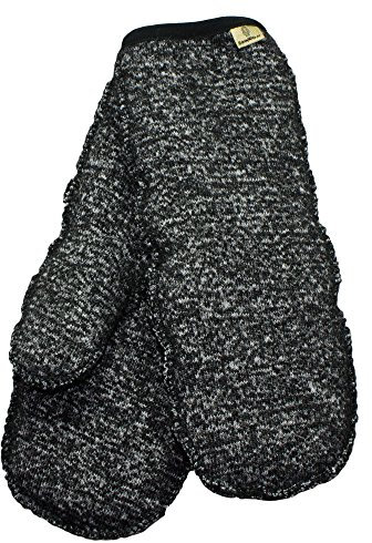 SamWo, Fäustlinge/Handschuhe 100% Merinowolle,elstisch,athmungsaktiv,el FH M sw