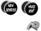 Treuheld® | NEN Scheiss - Muss ich | Fake Plugs Set | Lustige Spruch Ohrstecker mit Gewinde zum Schrauben | 10mm | Witzige Chirurgenstahl Ohrringe