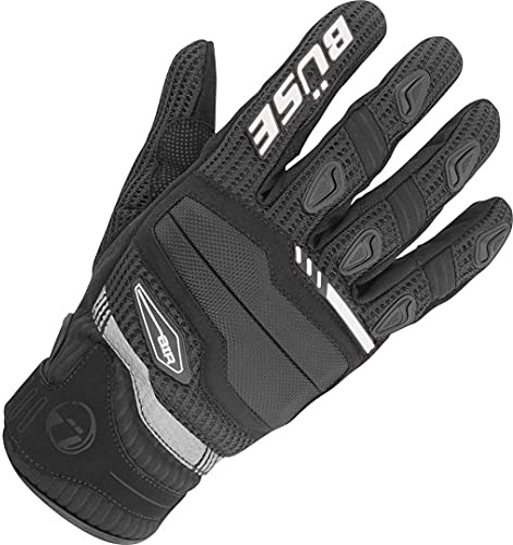 Büse Fresh Motorradhandschuhe, schwarz/weiß, 11