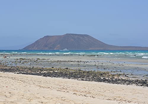 HANSEPUZZLE 37719 - Fuerteventura Puzzle 130 Teile | Natur Puzzle mit hochwertiger Puzzle Aufbewahrung: Kartonbox und wiederverschließbarem Beutel | Puzzle-Maße: 28,7 x 20 cm