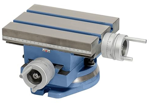 Schwenkbarer Kreuztisch KT 225 x 175 S Zubehör für Bohrmaschinen 27-1096 BERNARDO