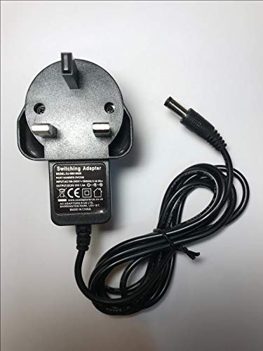 DIXIETREE Replacement for 9V AC-DC Adaptor 4 X-Rocker Rebel 2.1 Surround Sound Wireless Adult Gaming Chair