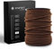 smartect Cable Electrique Textile Marron, Fil Electrique Tissu de 3 Mètres, 3 Conducteurs (3 x 0,75mm²) Cable Tissu Lampe pour Les Projets de Bricolage