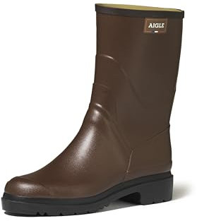 Aigle Hombre Bison Gummistiefel, Marrón, 42 EU