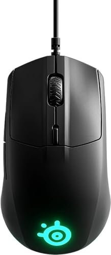 SteelSeries Rival 3 - Souris de jeu optique filaire avec éclairage Brilliant Prism RGB Noir (Reconditionné)