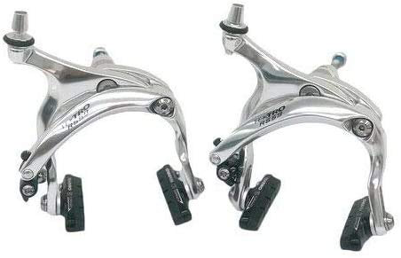 Tektro R559 Caliper Brake Set Long Reach 53-73mm Nutted Mount, Silver, ST1491-S-T