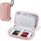ULAK Cover per Rigida Lettore MP4 Custodia Auricolari Rosa Antiurtoda Viaggio Glitterata Protettiva per Lettori MP3 / MP4 Bluetooth/Auricolari/Hard Drive Esterno/iPod Touch -Glitter rosa