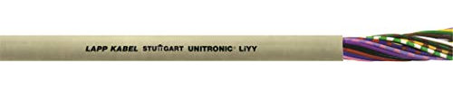 10 Meter Lapp 0028314 UNITRONIC LiYY PVC-Datenleitung 14x0,25 mm² I Signalleitung I Klingelkabel I Verlängerung LED Kabel 14-adrig I Lötkabel für Platine