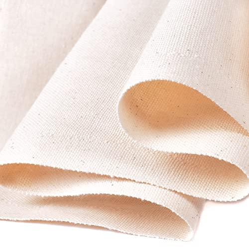 Leinenstoff aus 100% naturlicher Baumwolle, 200g (Ente), 160 cm breit x 2,7 m lang