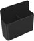 MoKo Magnetisch Markerhalterung, Magnet Ablage Whiteboard Stifthalter Schulbedarf für Schulleben Kühlschrank Whiteboard Schließfach und andere magnetische Oberflächen, Schwarz