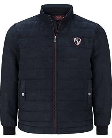 Charles Colby Herren Steppjacke Sir Lawrence dunkelblau, 3XL (XXXL) - 64
