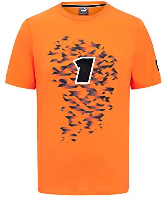 Red Bull Racing Max Verstappen T-Shirt Nr 1 - orange (M)