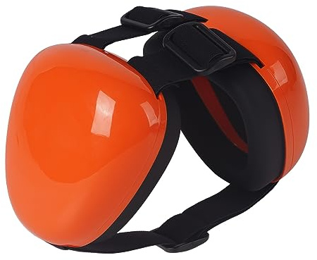 derYEP Dog Earmuffs for Hearing Protection 29dB NRR Ear Muffs Noise Protection (Medium, Orange)