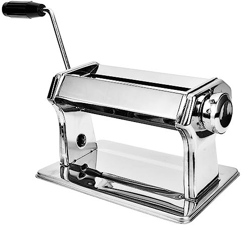 Asixxsix Hand Crank Polymer Clay Press Machine, 6 Thickness Settings 15CM Wide Roller Clay Machine, Metal Clay Conditioning Pasta Machine, Handmade Clay Rolling Machine