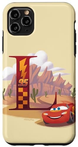 iPhone 11 Pro Max Disney & Pixar Alphabet Monogram Letter L Lightning McQueen Case