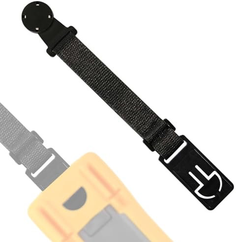 Magnetic Strap Kit, Hanging Loop Strap Magnet Hanger Kit Hanging Kit Accessories for Fluke Digital Multimeter Tester(Black)