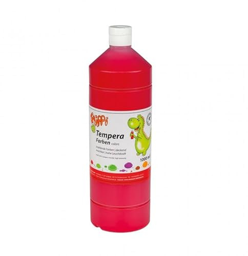 Wiemann Lehrmittel Flippi® Temperafarbe 1.000 ml Farbe - rot (rot)
