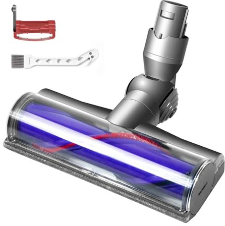 Nettoyeur de tête de moteur à dégagement rapide compatible avec Dyson V6 DC58 DC59 DC62 DC72 DC74 Tête d'aspirateur SV04 SV06 SV09 Pièce de rechange pour tapis en bois dur