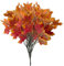 YSJCHEBS Ramo De Hojas De Arce Rojas Artificiales De 5 Piezas, Plantas Artificiales, Decoración De Interiores, Adornos, Decoración del Hogar De Otoño, Manualidades, Decoración De Fiestas