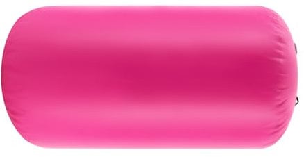 Air Roller, Gymnastics Barrel, Back Handspring Trainer Roller Barrel Inflatable Tumbling Mat, Tumble Track Backhandspring Mat Gymnastic Equipment with Pump for Yoga Training Cheerleading Home Use