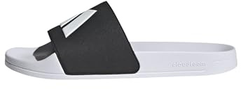adidas Unisex adulto ADILETTE SHOWER SLIDES, Cloud White/Core Black/Cloud White, 48.5 EU