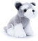 Zappi Co Ernie der Schnauzer Plüschhund (15cm) - Schnauzer-Welpe - Weich, Kuschelig, Recycelt - Charmanter Kleiner Hunde-Freund