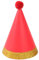Wambere 20 Stück Geburtstagshut Geburtstagsparty Hut Party Hüte zum Geburtstag Partyhüte Party Kegel Hüte Geburtstag Kegel Hüte Party Supplies Hütchen Geburtstagshut für Festival Dekoration,Rot B