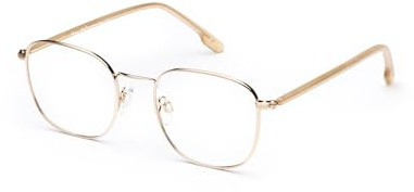 Johnny Loco Brille – Modell Sayer 03 Brushed Gold/Champagne – Unisex-Design aus hochwertigem und Rostfreiem Stah