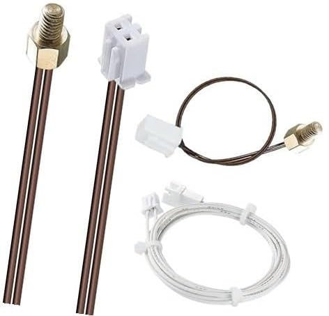 Vuzmode 3D-Drucker-Thermistor 100k NTC 3950, M3-Bolzen-Thermistor 100k NTC 3950 Temperatursensor mit 1 Meter verlängertem Kabel, for Ender 3 V2 Pro CR10 und andere 3D-Drucker-Extruder-Hotends, Tempera