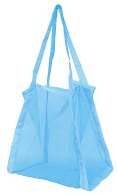 HVRFJXI Nylon Bag Beach Toy Organisatoren Taschen Schnelltrocknen Und Atmungsaktives Netto Tasche Für Kinder Sandspielzeug Speicher Und Transport
