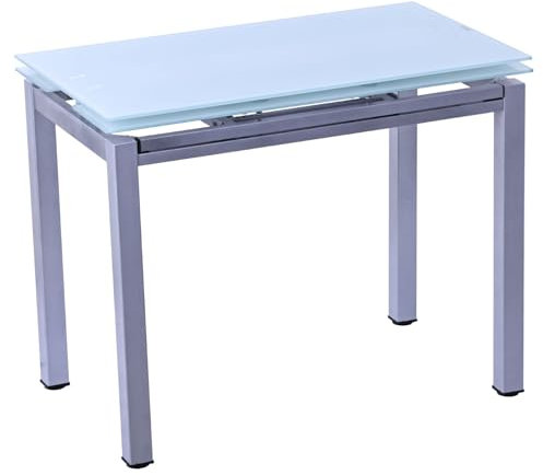 Noorsk Design Mesa Cocina Extensible - Mesa Cocina Pequeña - Medidas 95x55/95x75 cm