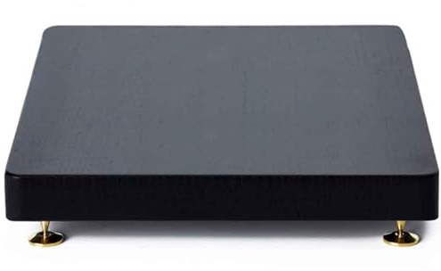 Shock Absorbing Speaker Subwoofer Stand with Pure Copper Spike - Anti-Vibration Pad Tray Shelf Bracket for Enhanced Sound Quality and Stability