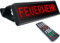 Mobiles LED Einsatzschild Cobra-S mit Akku frei programmierbar - Frontwarnsystem für die Sonnenblende (vorprogrammiert z.B. Feuerwehr im Einsatz, DRK, THW, etc.) (EILIGE MEDIKAMENTE)