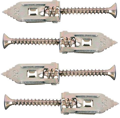 Hammer in Metal PLASTERBOARD Cavity Wall Fixing Plugs Including Screws RAWLPLUG (10pcs)