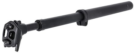 ergotec Unisex – Erwachsene SP-10.0 Federsattelstütze, schwarz, Einheitsgröße