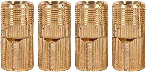 Unsichtbare verdeckte Scharniere aus verdecktem Messing, verdecktes Scharnier, verdecktes Scharnier, verdeckt, versteckt, unsichtbar, 10/12/14/16 mm, 4 Stück (10 mm)