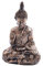 FYBlossom Deko Buddha Figur Sitzend Aus Harz, Feng Shui, Garten Dekofigur, Buddha Statue Dekoration, Retro Mini Buddha Meditation Friedensharmonie Statue Skulptur Für Haus, Wohnung & Garten (Style D)