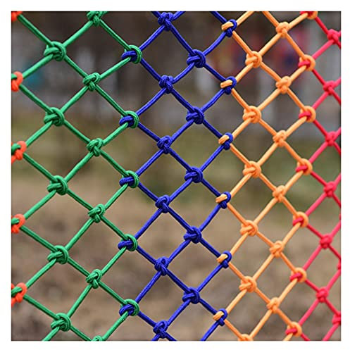 AWSAD Nylon Sicherheitsnetz Haustier-Absperrnetz Dekoratives Nylon-Seilnetz Kinder Schutznetz Balkon Anti-Fall-Netz Schutztüren Seilstärke 6mm Hängernetz
