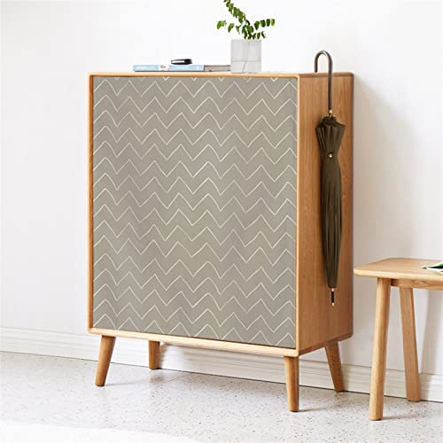 LIVEINU Schrankvorhänge für Küche, Kleiderschrank, Badezimmer, Staubdichter Vorhang für Regale, Wandpaneele, hängende Tür, Japanische Noren, Klettverschluss 60cm B x 100cm H Geometrisch 3