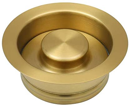 STARSTAR Kitchen Sink Flange Stopper Garbage Disposal Flange for Fit 3-1/2 Inch Standard Sink Drain Hole (Gold)