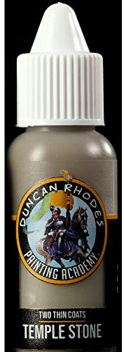 Duncan Rhodes Painting Academy Two Thin Coats Hobby Paints 15ml (Temple Stone)