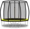 Baunsal® Trampolin Outdoor Ø 305 cm (FGIS) gelb Komplettset Sprungmatte mit Netz und Leiter Gartentrampolin Outdoor Spielzeug Kinder Trampolin Kinder Outdoor Spielzeug Garten